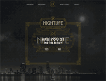 Tablet Screenshot of nightlifebrewingco.com